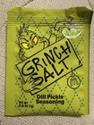 2025 Mcdonald   s Grinch Salt French Fry Dill Pickle Seasoning 5 Packs Lot New Oop