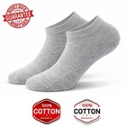3-12 Pairs Mens Plain Solid Cotton Sports Ankle Athletic Socks Low Cut Size 8-12