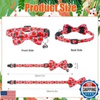 Xlsxexcl 4 Pack Cat Collar With Bow Tie And Bell Breakaway Bowtie Cat Collar 