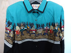 Vintage Country Western Shirt Looney Tunes Line Dancers Nwt