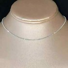 7ct Round Cut Lab Created Diamond 14k White Gold Plated Tennis Necklace 18 