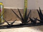 5 Pc Steel Security Wall Spikes  Anti-climb Metal 16 25 Ft Long Total   4  Tall