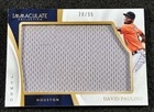 2017 Immaculate Collection David Paulino Jumbo Jersey Patch Houston Astros    99