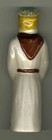 Certosa Of San Giovanni D andorna Liquor Bottle Porcelain Italian Friar Empty