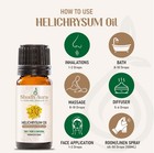 Immortal  Helichrysum Essential Oil -  10ml To 1000ml -100  Pure Therapeutic Gr 