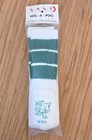 Nos 70s  soc N Poc  Gym Tube Socks Pocket  mhs  Cougar Mascot Green White Rare 
