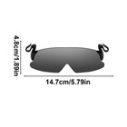 Polarized Clip On Sunglasses Sport Driving Night Visi Lens Sun Glasses Anti-uv