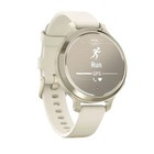 Garmin Lily 2 Active Lunar Gold W  Bone Silicone Band Smartwatch 010-0xxxx-xx