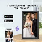 15 6 Inch Digital Picture Frame Wifi Fhd 1920 1080 Ips 32gb Uhale App