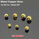 0 3 Modulus Metal Brass Copper Gear 8-18 20t Toy Rc Car Transmission Pinion Gear