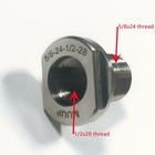 2 Pack Premium Thread Adapter 1 2x28 To 5 8x24 Stainless Steel 