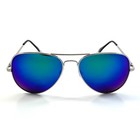 Large Aviator Sunglasses Retro Men Women Classic Metal Spring Hinge Frame Avt102