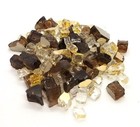 Warm Gold Amber Blend 1 2  Premium Reflective Fire Glass Fireplace Fire Pit