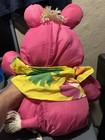 Vtg Fisher Price Puffalump 1987 Wild Things Pink Rino Tropical Shirt Pre-owned R
