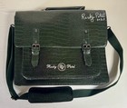 Autographed Rocky Patel Green Crocodile Pattern Executive Briefcase
