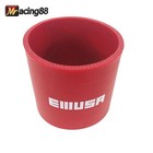 Universal Red 3  To 3  3-ply Universal Straight Coupler Reducer Silicone Hose