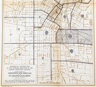 1925  Los Angeles  Map Original Rapid Transit Plan - Vernon Industrial District