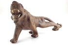Vintage Carved Wooden Chinese Oriental Tiger Statue Figure Q632