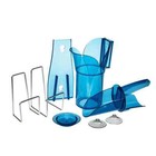 San Jamar Si7000 Ice Saf-t-scoop   Guardian System W  Holders Blue  12-16 Oz