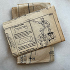 Vtg 1953 Simplicity 4150 Mens Western Shirt Sewing Pattern Size 15 1 2 Uncut