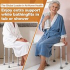 Shower Chair Seat 300lb Bath Stool Height Adjustable Bathtub Seat Bench