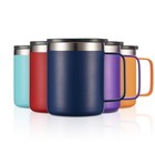 12oz Stainless Steel Insulated Coffee Mug With Handle  Double Wall Vacuum Tra   