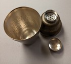 Deffner Cocktail Shaker Vintage 1949 Germany  Art Deco  Silver Plated  Hammered