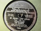 1937 Jan Garber Movie Thin Ice My Secret Love Affair Swiss Hilly-billy Brunswick