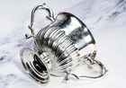 Ornate Antique Sterling Silver English Shooting Trophy Cup Militaria