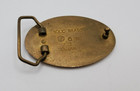 Eagle Mountains Sunset Solid Brass Belt Buckle Vintage 1987  v4 