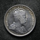 1902-h Canada Twenty Five Cent  925 Silver Coin  cn13896 