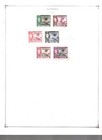 Collection Gambia Scott Album Pages  1922 1973  Cat  17 Mint   Used
