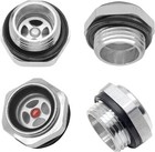 4pcs Air Compressor Oil Sight Glass 1 2 Inch Npt Oil Liquid Level Gauge Male Thr
