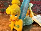 Disneyland Resort Park Souvenir Tinkerbell Lying Down With Tag