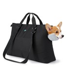 Extra Large Pet Carrier Shoulder Bag For Cat Dog Winter Warm Soft Fabric Tote