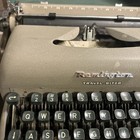 Vintage 1950s Remington Typewriter Travel-riter W case Green Keys For Restore