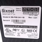 Sixnet Eb-pse-24v-1b Poe Power Over Ethernet Injector  24vdc  10 100base  Rj45
