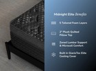 Brand New Helix Midnight Elite Glaciotex Elite Cooling Cover Queen Size Mattress