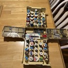 Vtg 1983 World Wide Media Sewing Box Caddy Folding Storage Thread Spool Organize