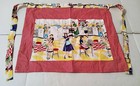 Handmade Waist Apron 60s Ladies Housewife Retro Tie Back Front Pockets 20 5x17 5