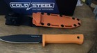 Cold Steel Srk Survival Rescue Fixed Blade Tactical Knife - Black orange Compact