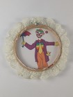Vintage - Handmade Clown Embroidery Folk Art - B4