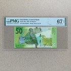Seychelles 50 Rupees Banknote Frog Parrot 2016 P49a Pmg 67 Epq Currency B999