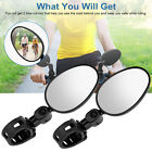Bike Mirror Rotaty Round Mtb Road Handlebar Bicycle Rear View Glass Cycling Usa