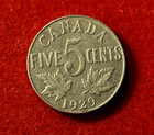 Canada 1929 5 Cents Km 29 Nickel Coin George V T869a