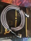 10ft Braided Hdmi Cable High Speed 2 0 4k 60hz Uhd Hdr 2160p Lcd Ethernet Hdtv