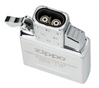 Double Torch Butane Lighter Insert For Zippo - Refillable  Windproof  Durable
