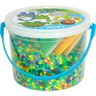 Dinosaur Perler Bead Craft Set 5004 Pieces 22 Colors 2 Pegboards For Kids 6 