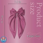 Hair Bows Silky Satin Hair Bow For Hair Ponytail Holder Hair Ribbons Bows Hai