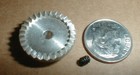 28 Tooth Alum Slot Car Crown Gear   Set Screw 48 Pitch For 1 8  Axle 1960 Nos